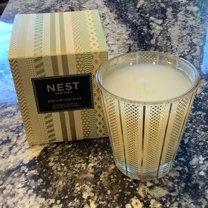 NEST New York Birchwood Pine Scented Candle - White